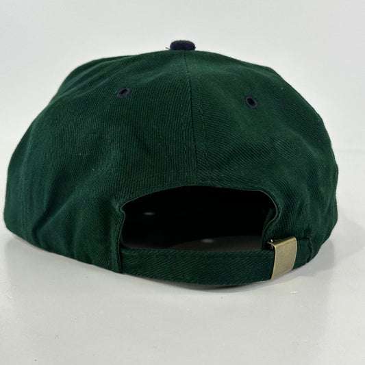 HELLO LOSER Green Mid Crown Strapback Cap Hat Custom Embroidered