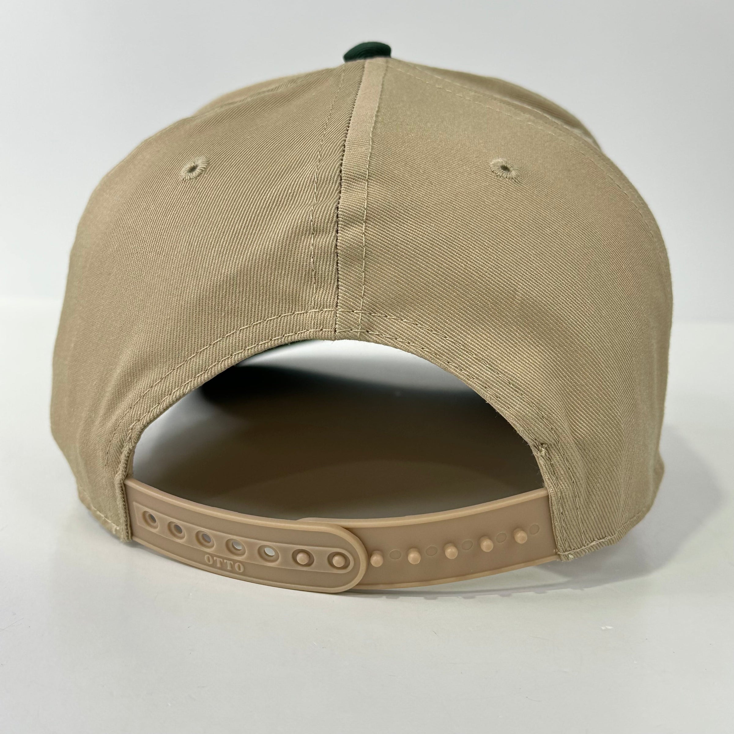 DOVE Hunting  Khaki Brim Green Crown Adjustable SnapBack Ball Cap Outdoors Hat Custom Embroidered