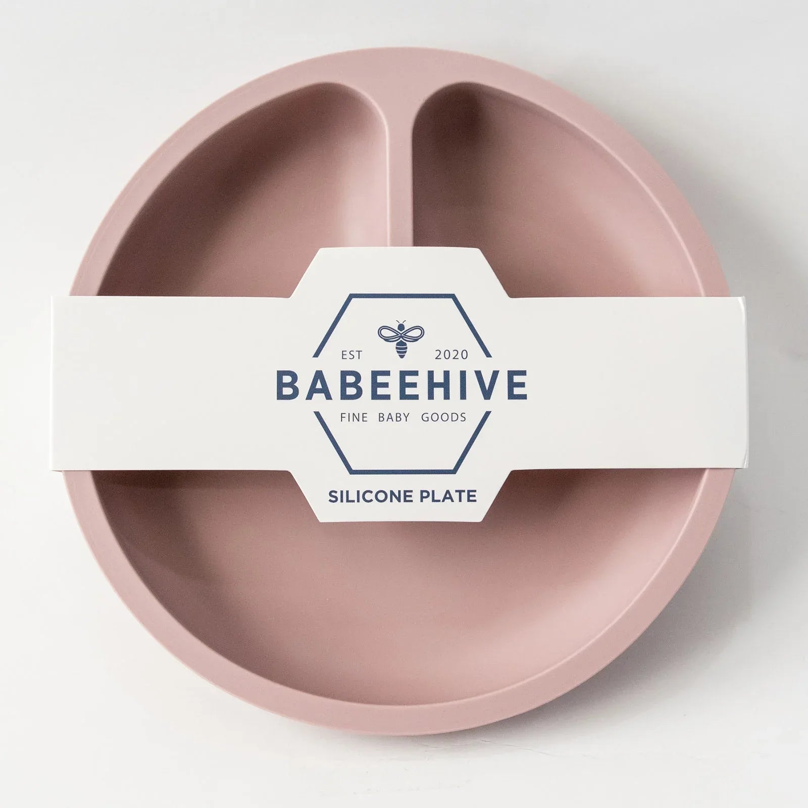 Dusty Rose Silicone Suction Plate - BIG FRENCHIES