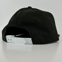 Mallard Duck White Rope Black SnapBack Cap Hat Custom Embroidered