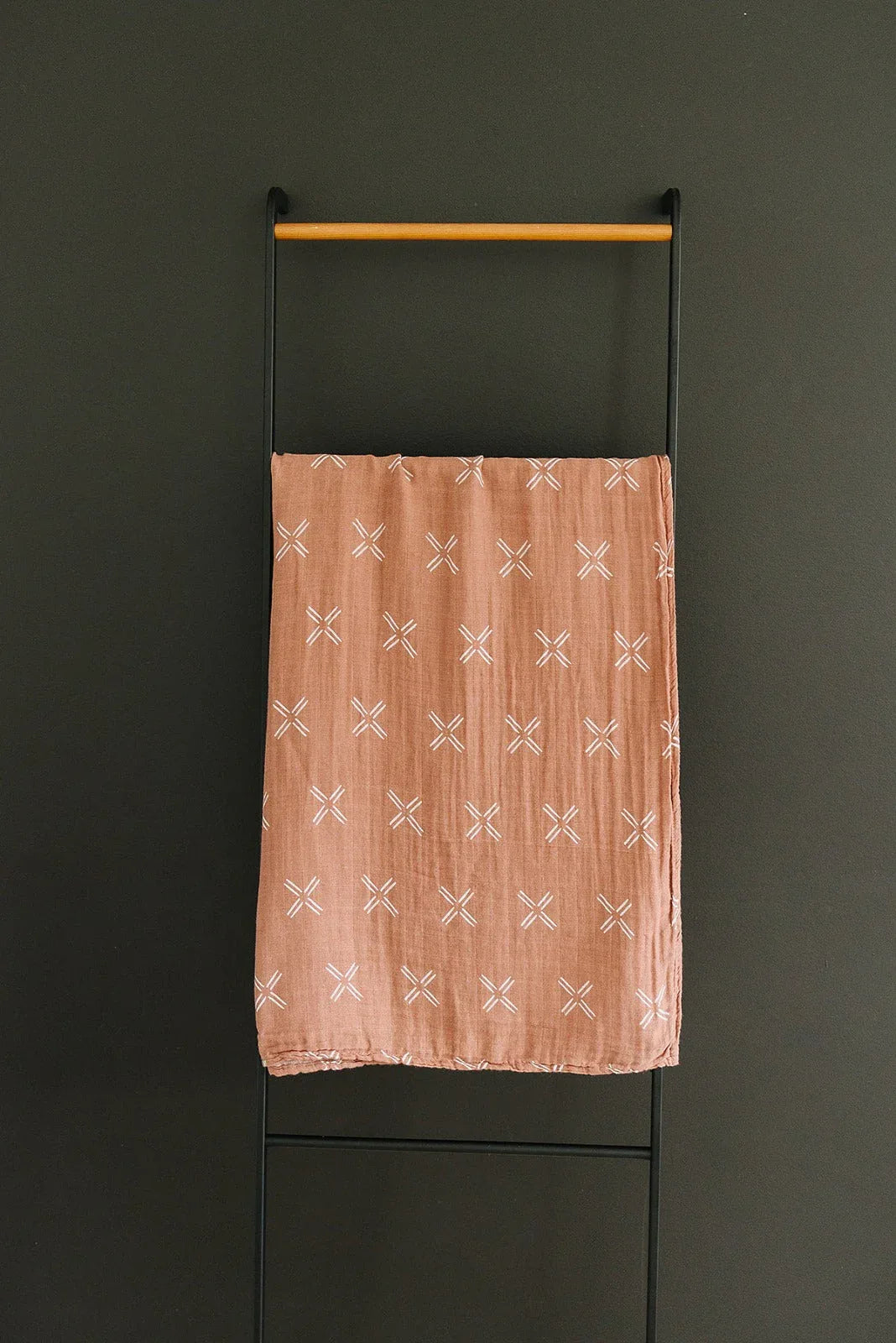 Just Peachy Muslin Swaddle Blanket - BIG FRENCHIES