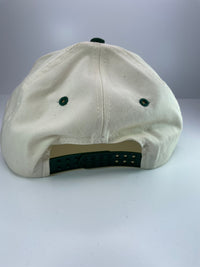 Earth Man Suede Brim Snapback Cap Hat Custom Embroidered