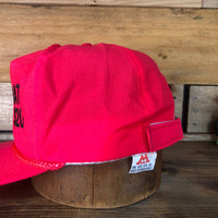 Custom “This Hat Cost $20” Velcro Vintage Custom Embroidered back neon
