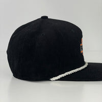 F you F You Custom Embroidered Black corduroy snapback