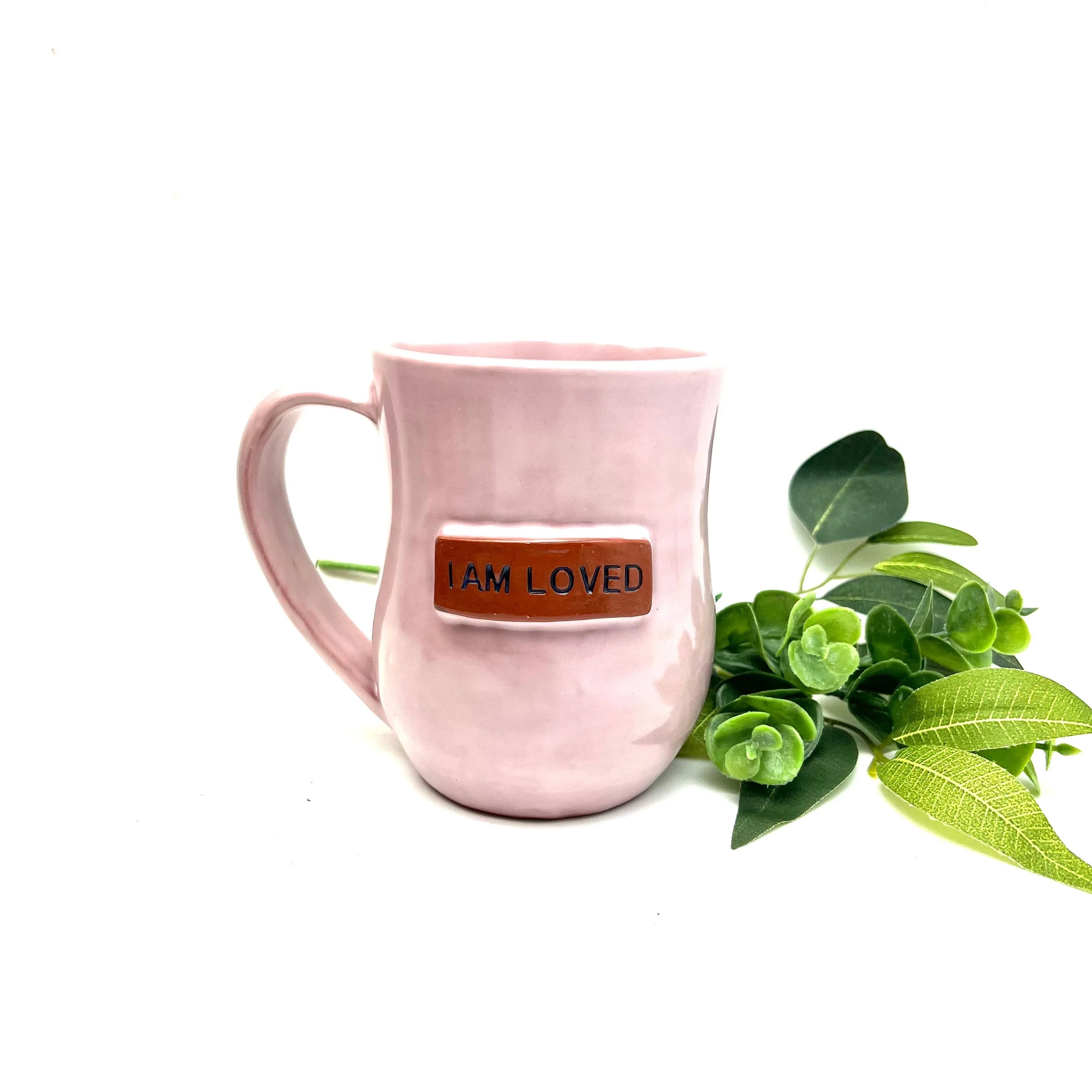 I am Loved Mug - Muted Pink - BIG FRENCHIES