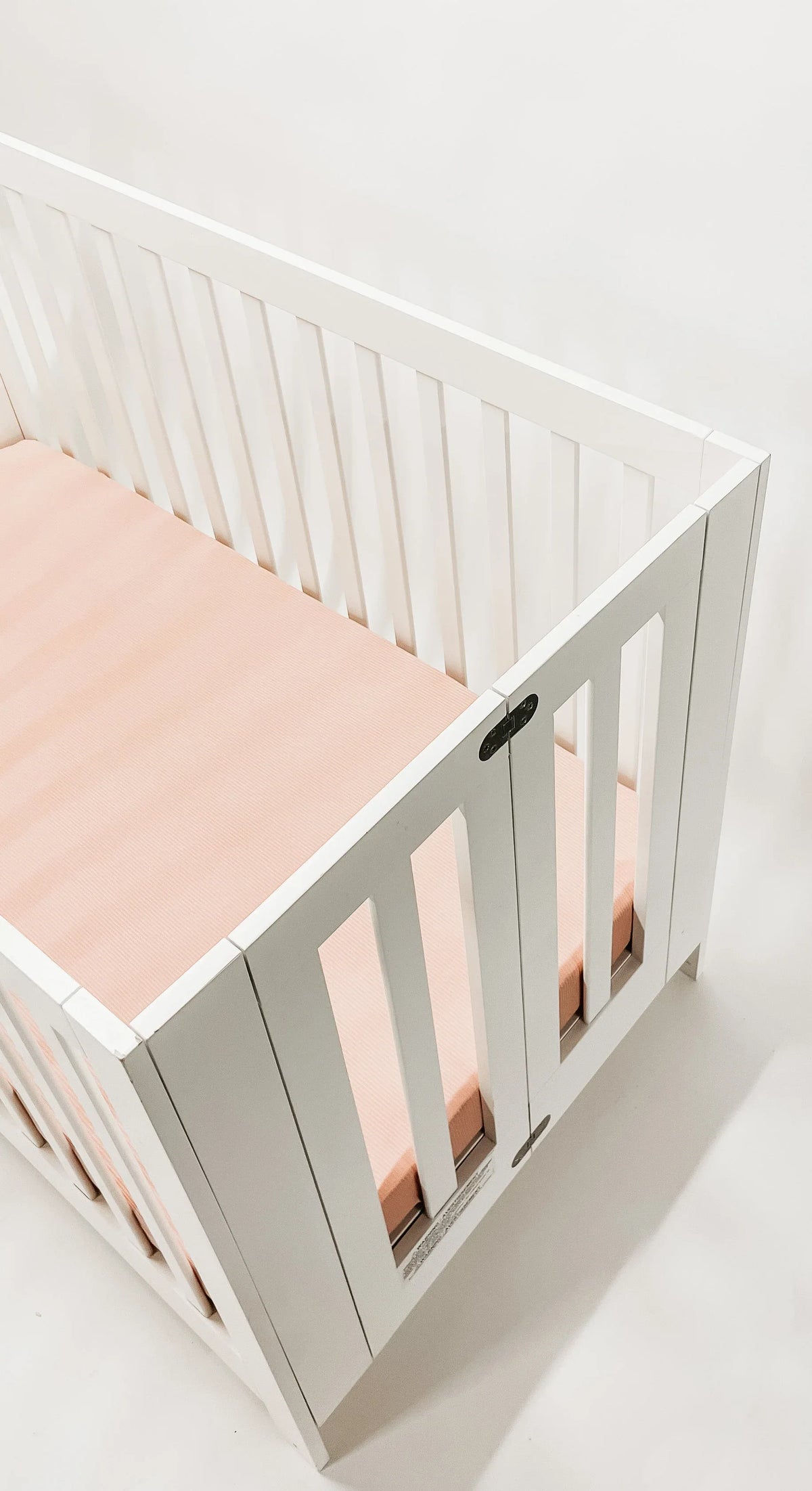 Peony Ribbed Crib Sheet - BIG FRENCHIES