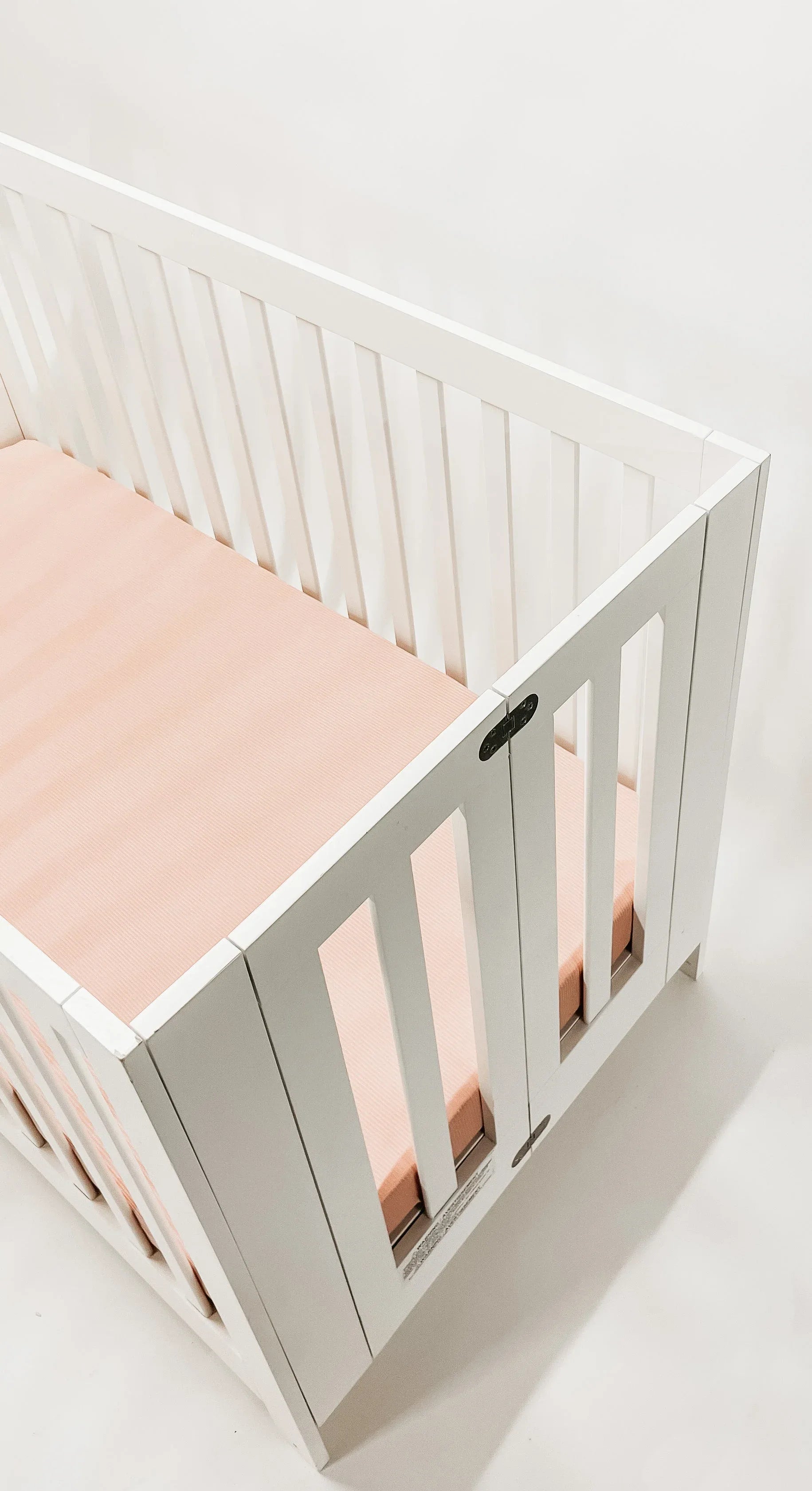 Peony Ribbed Crib Sheet - BIG FRENCHIES
