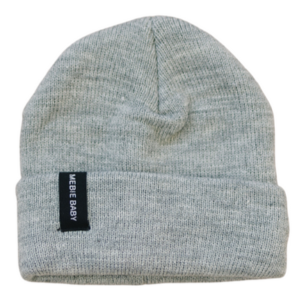 Light Grey Mebie Baby Beanie - BIG FRENCHIES