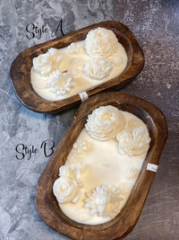 Botanical Garden Dough Bowl Candle