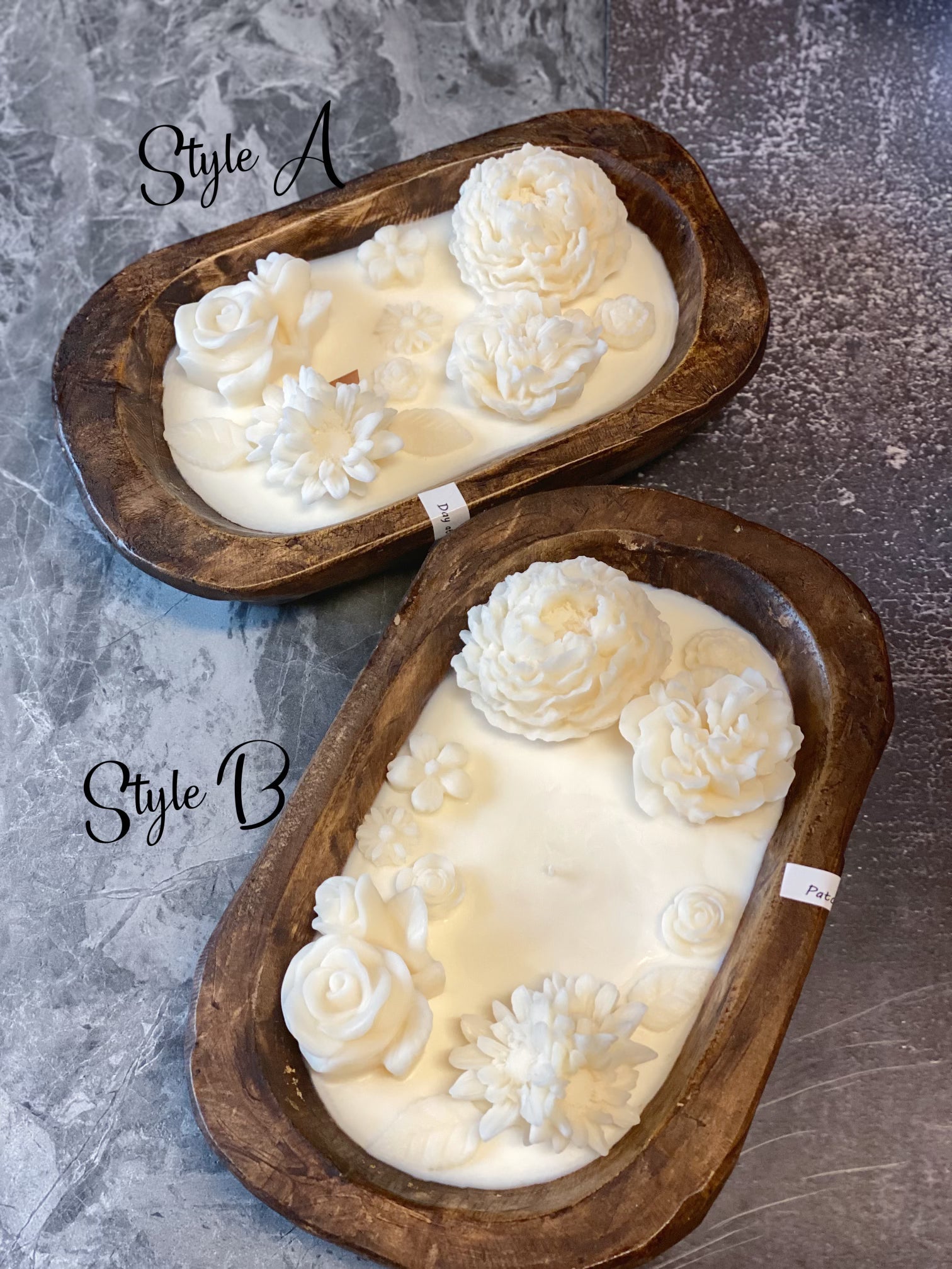 Botanical Garden Dough Bowl Candle