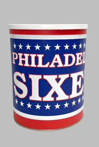JGB Sports - Philadelphia 76ers Gift Tin Basket- Made In America - BIG FRENCHIES