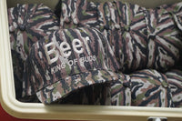 BEER KING OF BUDS Camouflage Snapback Cap Hat Camo Custom Embroidered