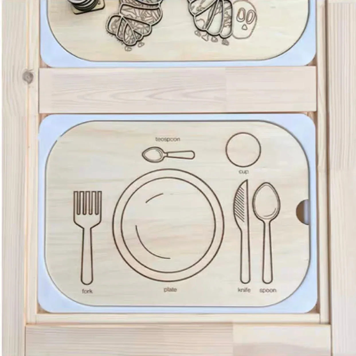 **Pre-order (Ships in 3-4 Weeks)**FLISAT Sensory Bin Insert Activity Board - BIG FRENCHIES