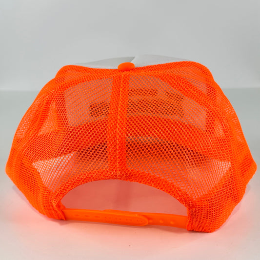 Knoxville Tennessee on an orange mesh trucker SnapBack Hat Cap Custom Embroidered