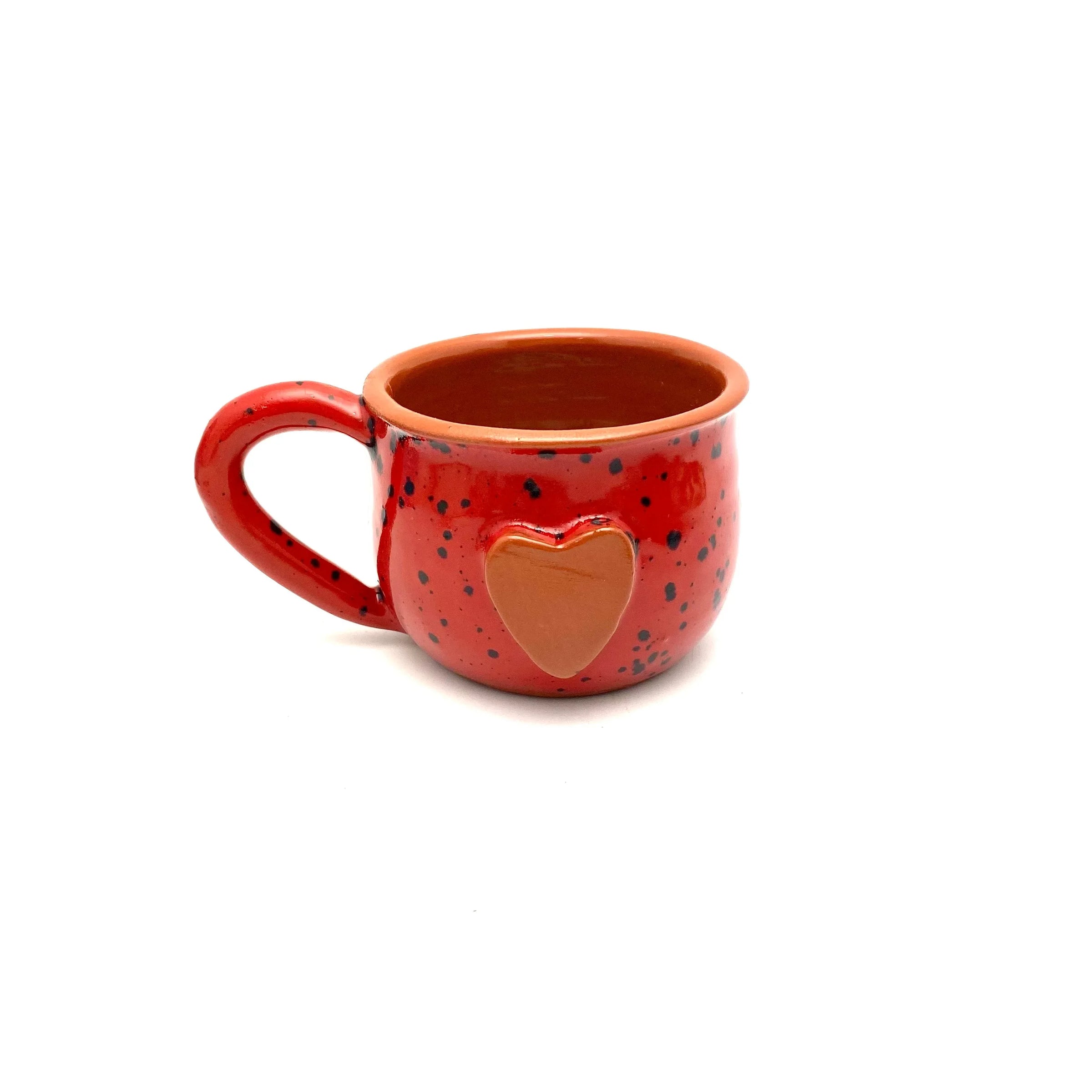 Calliope Heart Mug - Ladybug Red - BIG FRENCHIES