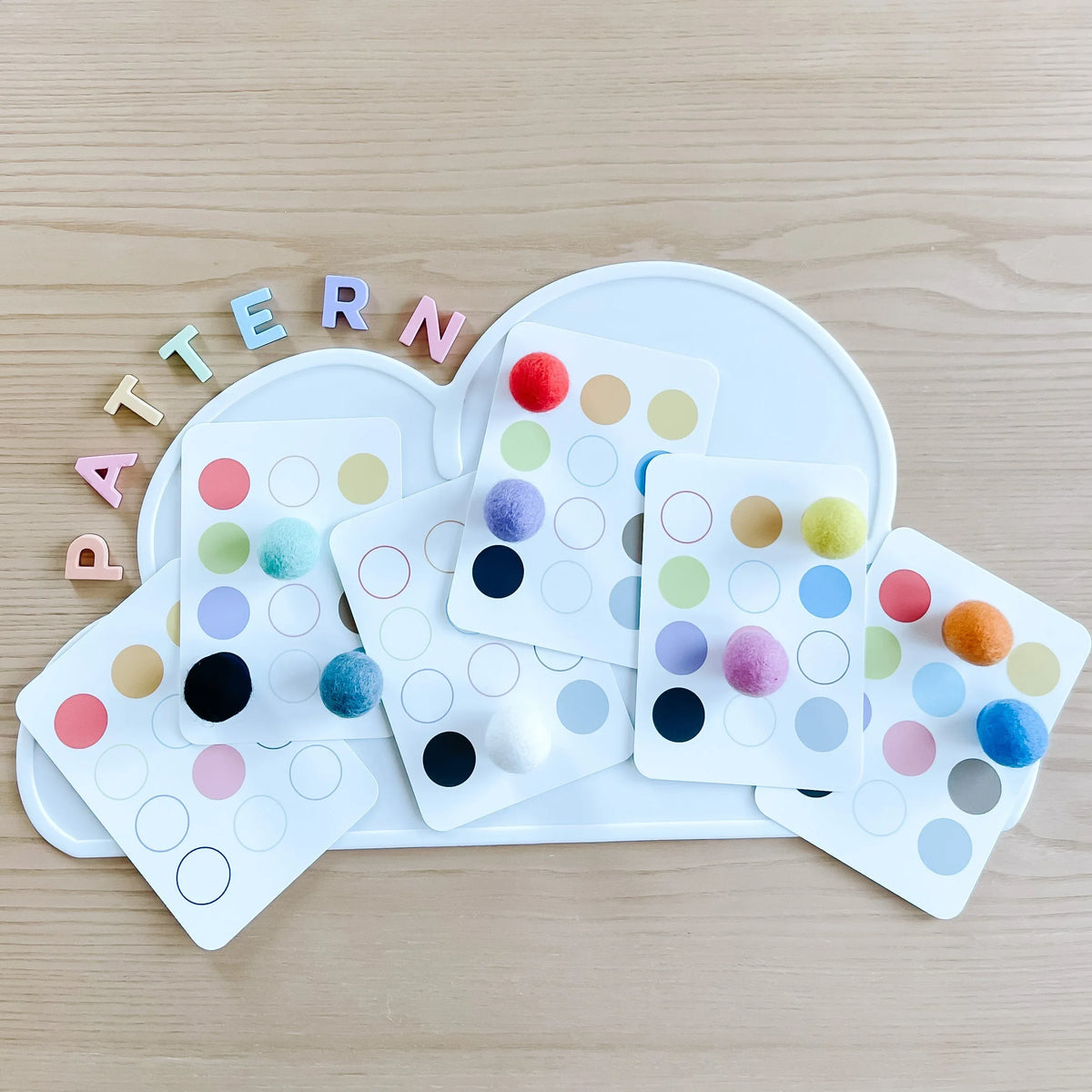 Grid Pattern Ball Flashcards - BIG FRENCHIES