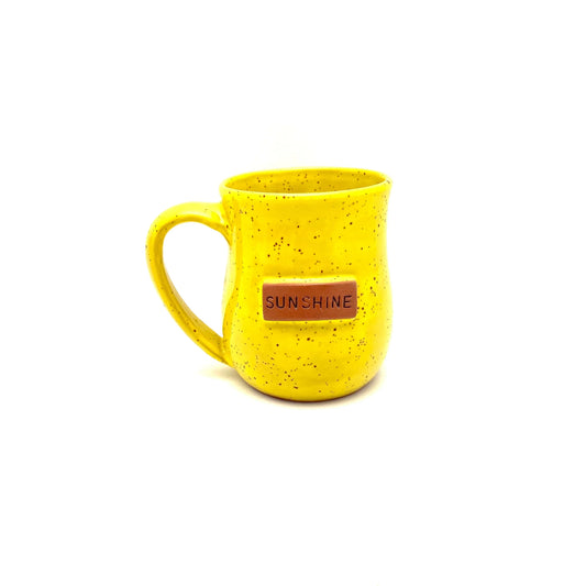 Sunshine Mug - Speckled Yellow - BIG FRENCHIES