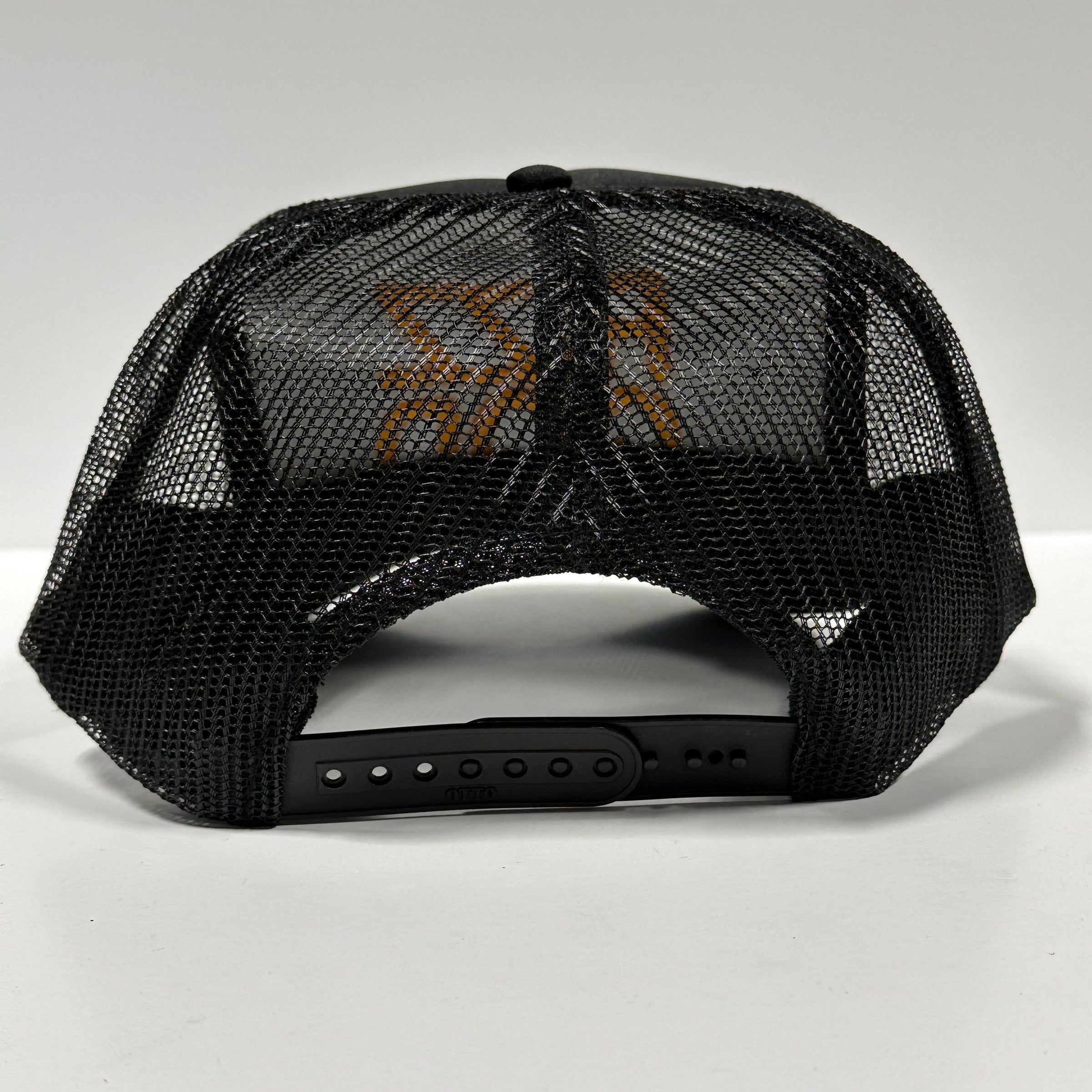 IM SCARED OF WOMEN Yellow Foam Black Mesh Trucker SnapBack Cap Hat Custom Embroidered