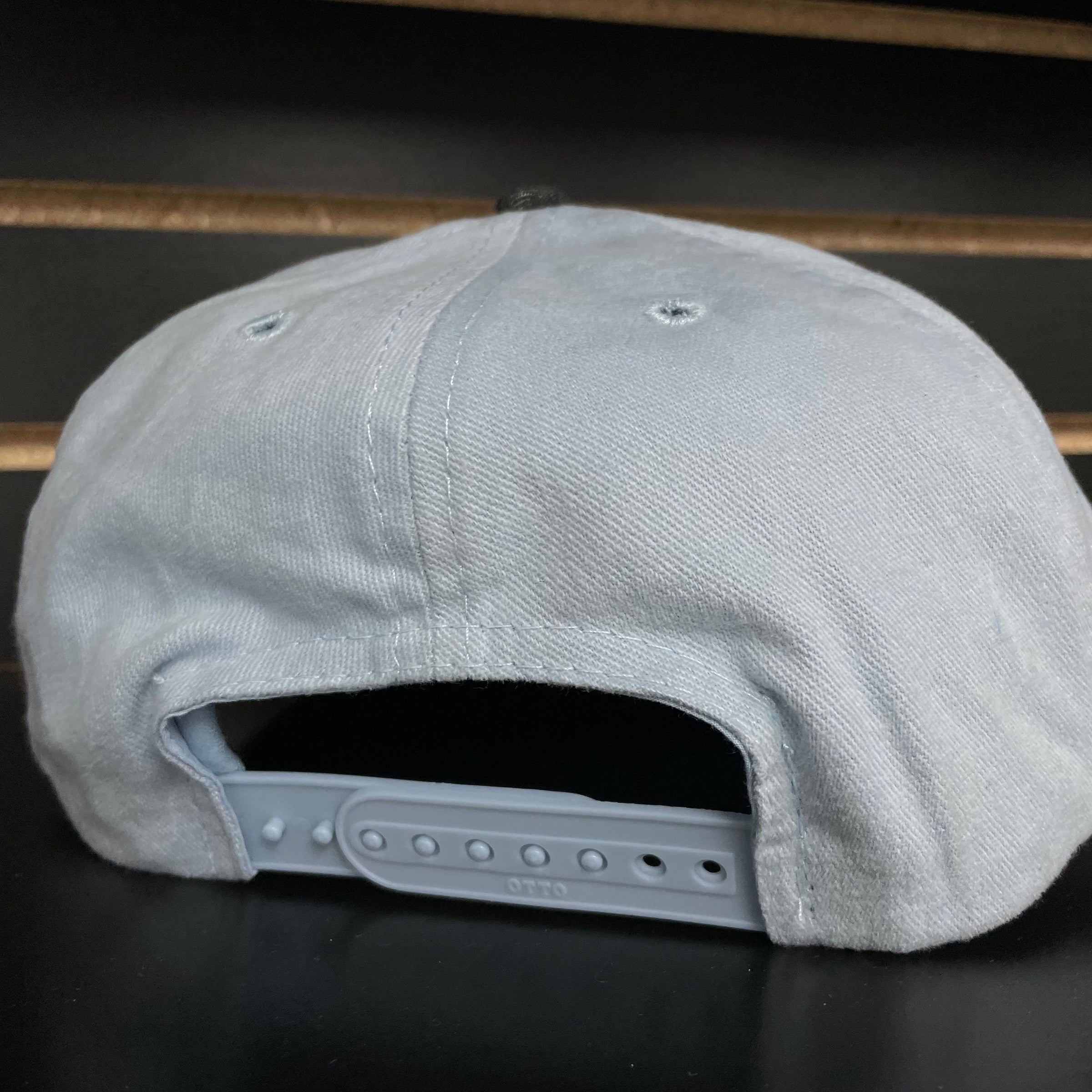 Custom Embroidered Have A Nice Day Vintage Black Brim Snapback Cap Hat
