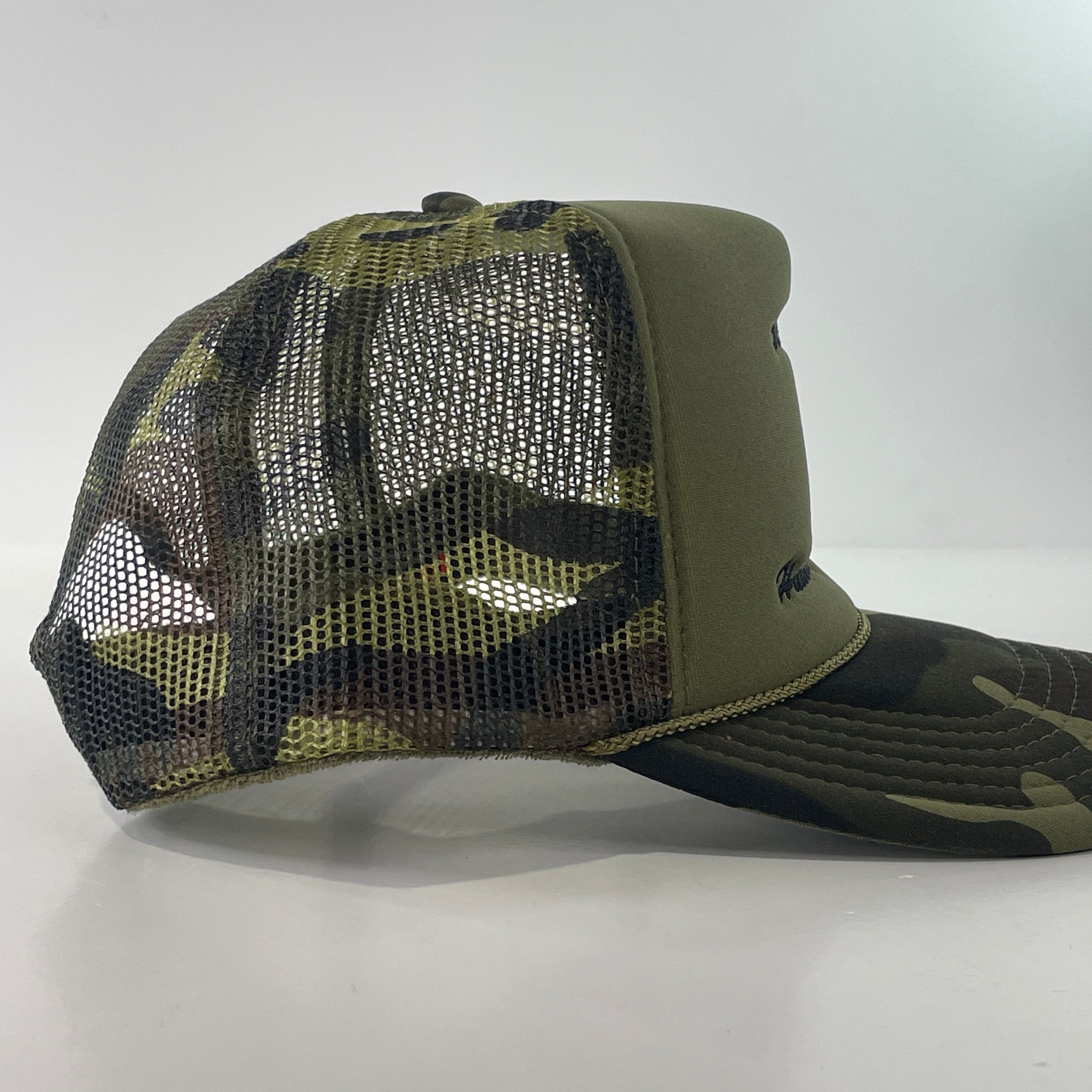 Deergod Hunting Club Custom Embroidered SnapBack Hat Cap Mesh trucker Official collab with TeamseshDeergod