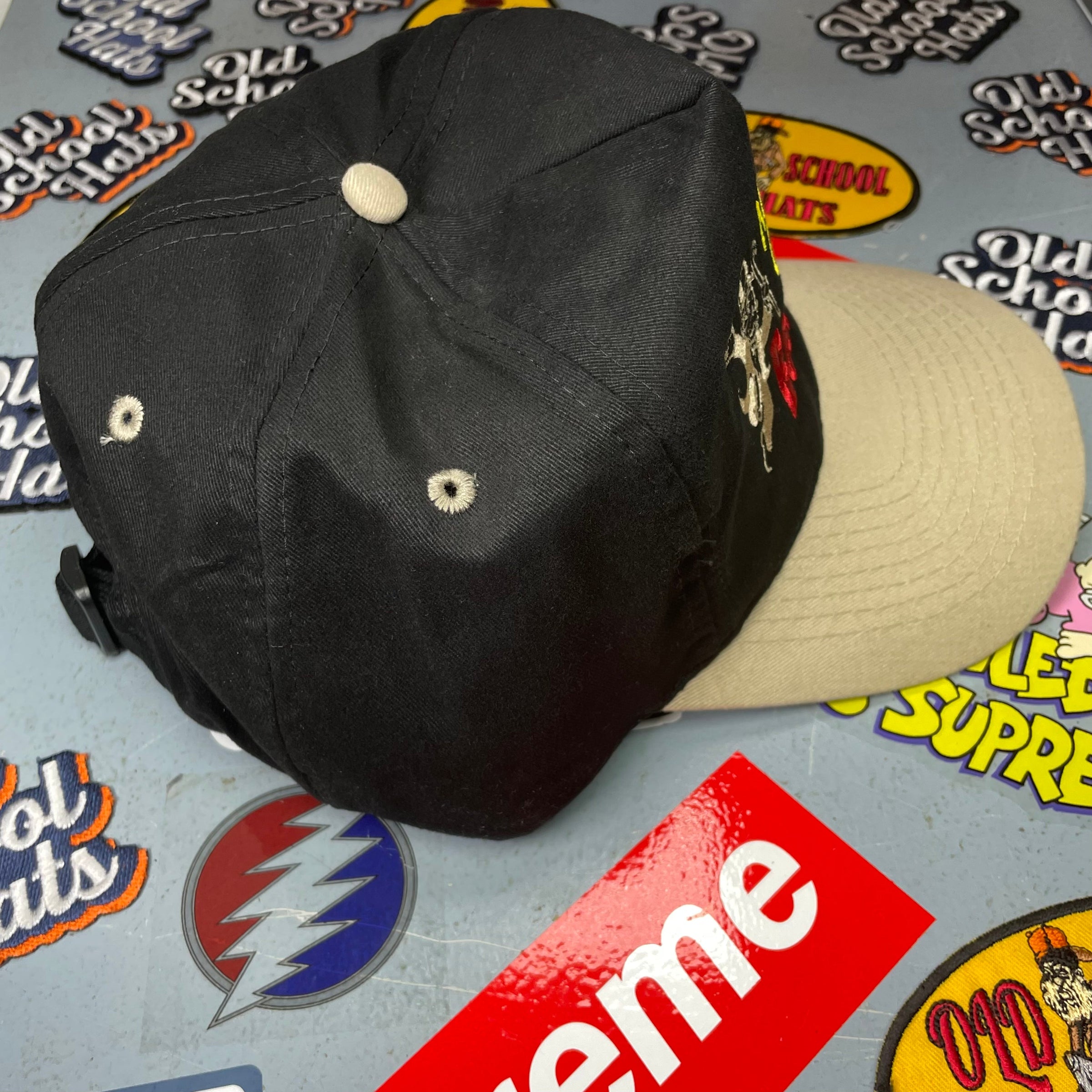 My Money Goes To Hash & Hats Vintage Custom Embroidered Strapback Cap Hat