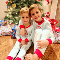 Sleepy Bees Blue Stripe Pajamas - BIG FRENCHIES