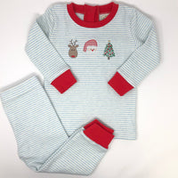 Sleepy Bees Blue Stripe Pajamas - BIG FRENCHIES