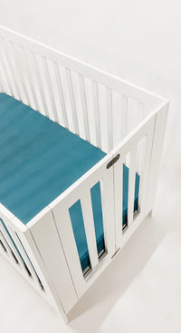 River Ribbed Crib Sheet - BIG FRENCHIES