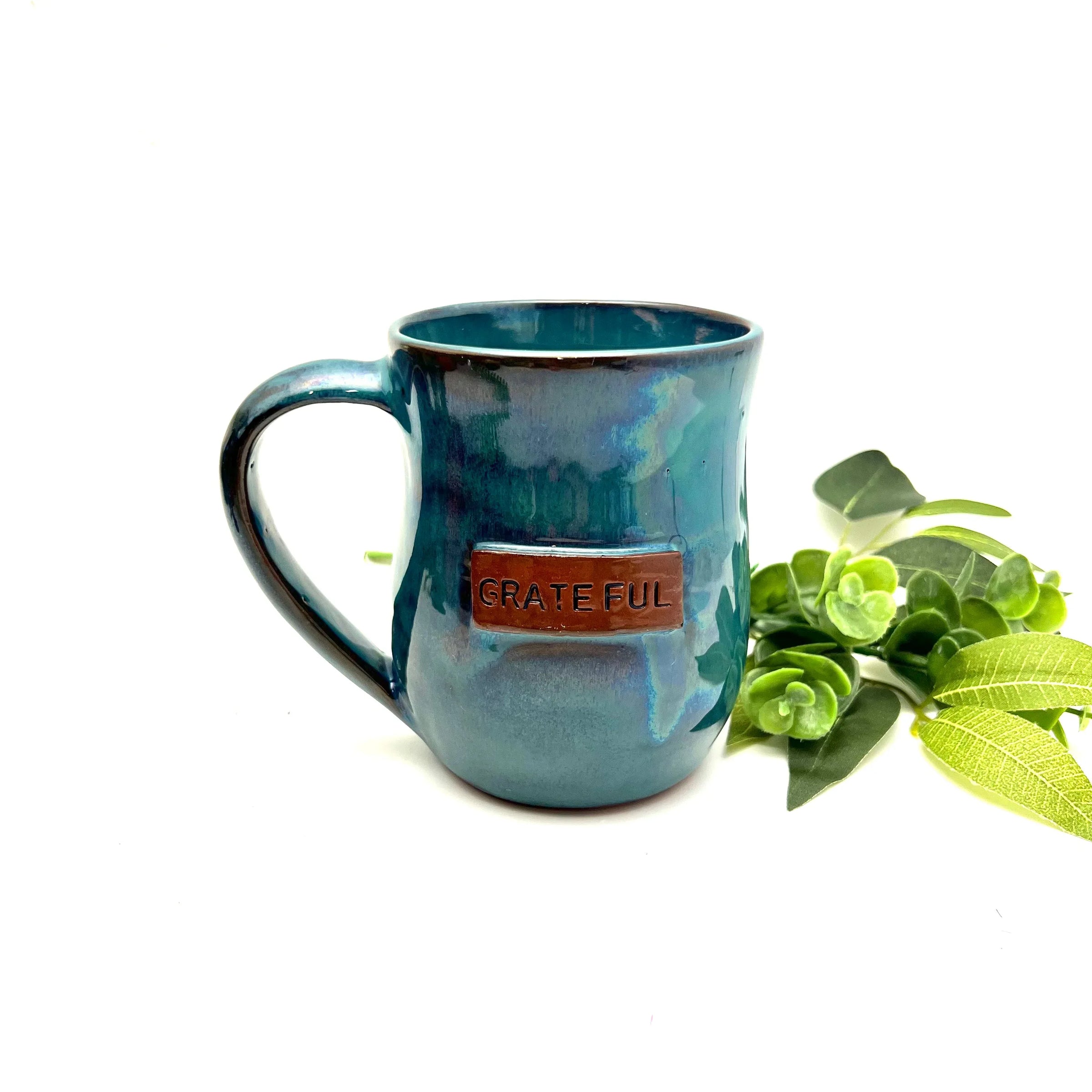 Grateful Mug - Blue Puddle - BIG FRENCHIES
