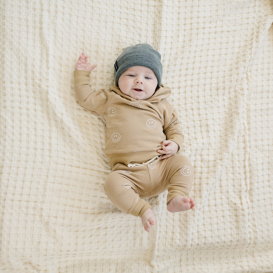 Dark Grey Mebie Baby Beanie - BIG FRENCHIES