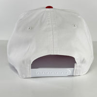 Lil red TNT on a red and white SnapBack Hat Cap Collab TNT Fireworks Custom Embroidered