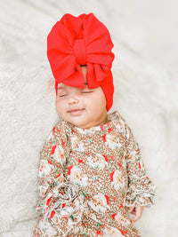 Vintage leopard Santa ruffle gown - BIG FRENCHIES