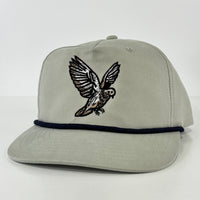 DOVE Navy Blue Rope SnapBack Cap Outdoors Hat Custom Embroidered