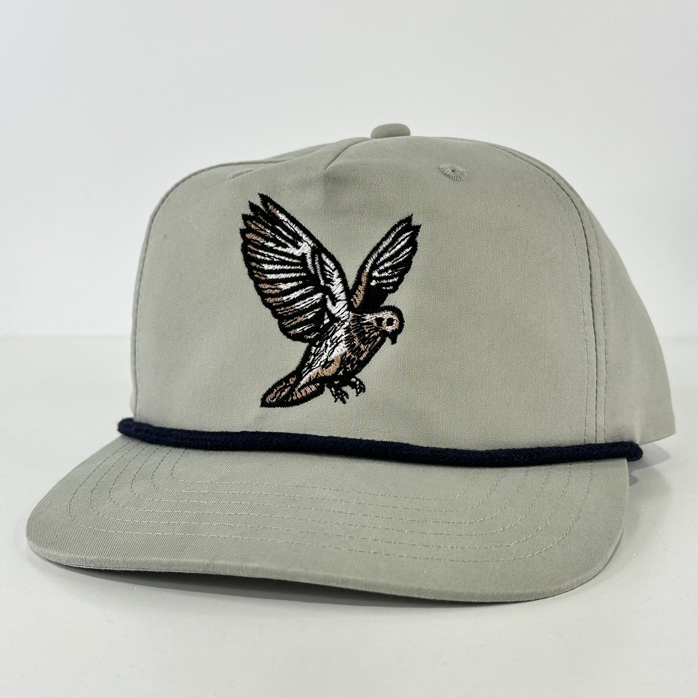 DOVE Navy Blue Rope SnapBack Cap Outdoors Hat Custom Embroidered