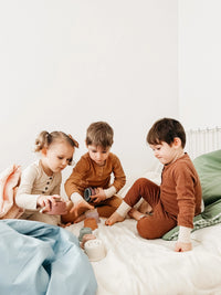 Chestnut Gingham Quilted Blanket - BIG FRENCHIES