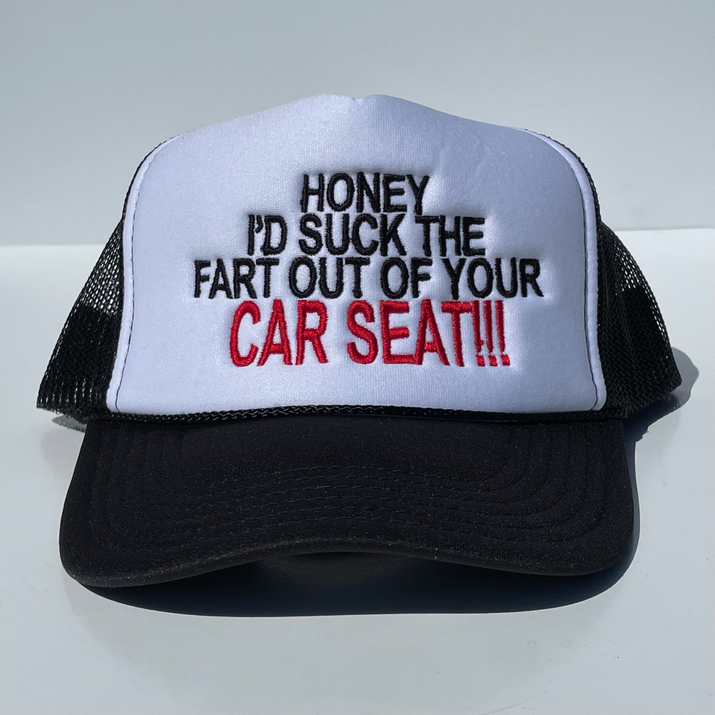 Honey I’D Suck the Fart Out of your Car Seat Custom Embroidered Mesh Trucker SnapBack Squidbillies