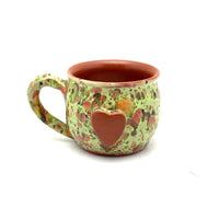 Calliope Heart Mug - Green Garden - BIG FRENCHIES