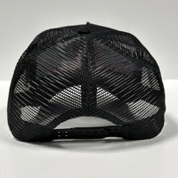 I AM NOT THE FATHER Vintage Mesh Black Trucker SnapBack Cap Hat Custom Embroidered