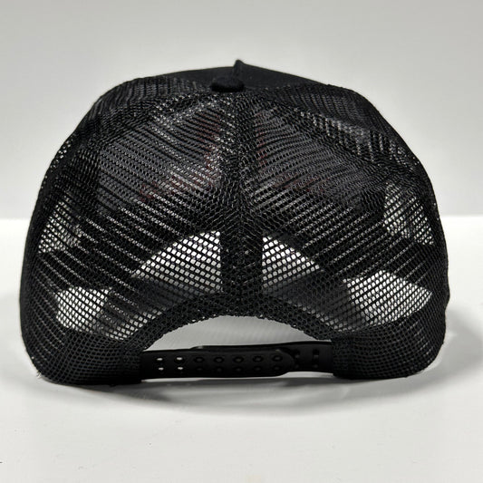 I AM NOT THE FATHER Vintage Mesh Black Trucker SnapBack Cap Hat Custom Embroidered