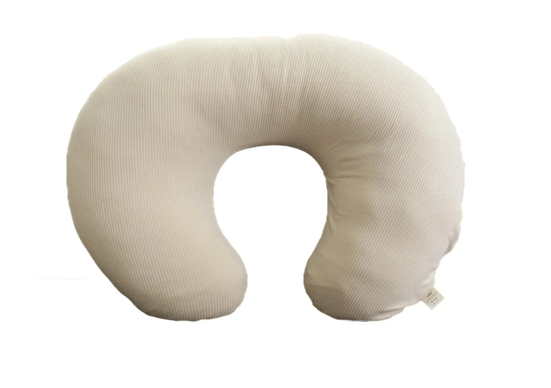 Oat Ribbed Nursing Pillow Cover - BIG FRENCHIES