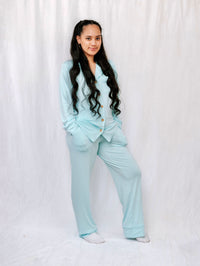 Powder | Adult Button Pajama Top