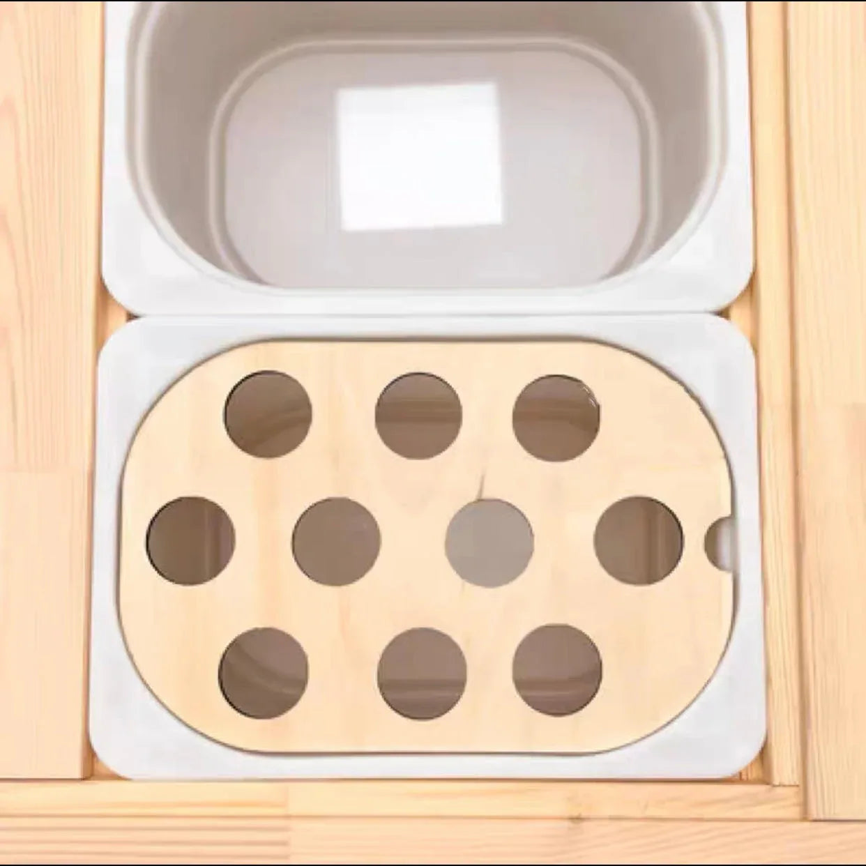 **Pre-order (Ships in 3-4 Weeks)**FLISAT Sensory Bin Insert Activity Board - BIG FRENCHIES