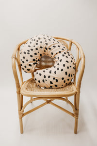 Beige Black Marks Sahara Nursing Pillow Cover