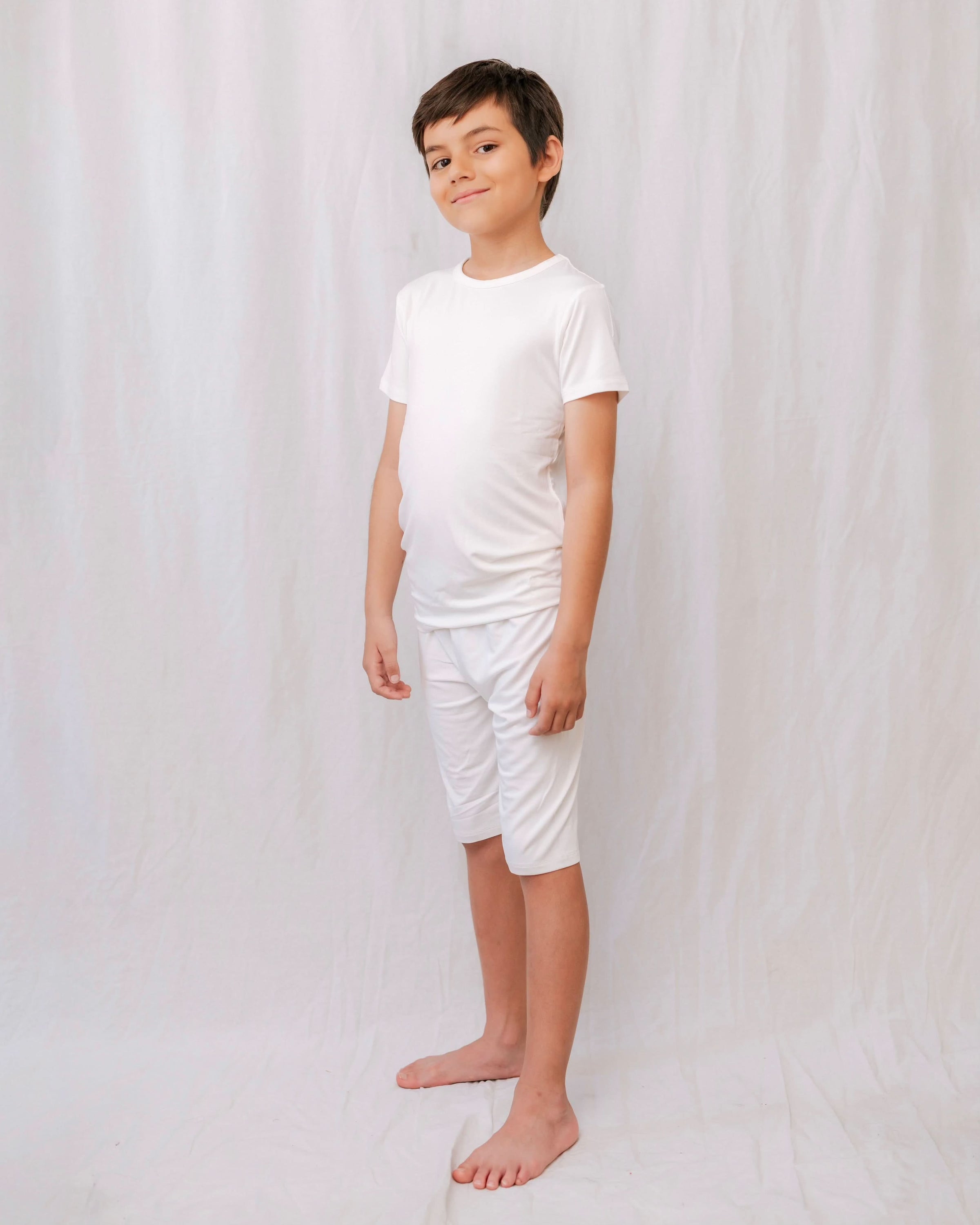 Ivory | Short Sleeve Pajamas - BIG FRENCHIES