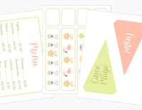 Pink Taco Truck Printable Dramatic Play Kit