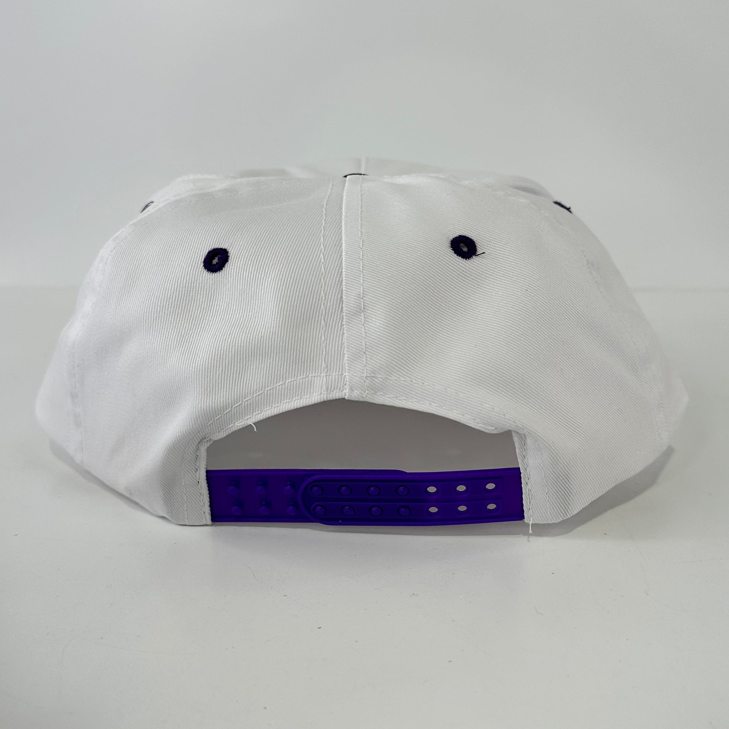 THE GRIMACE SHAKE KILLED MY BROTHER Purple White Mid Crown Rope SnapBack Cap Inappropriate Funny Hat Custom Embroidered Collab Potent Frog