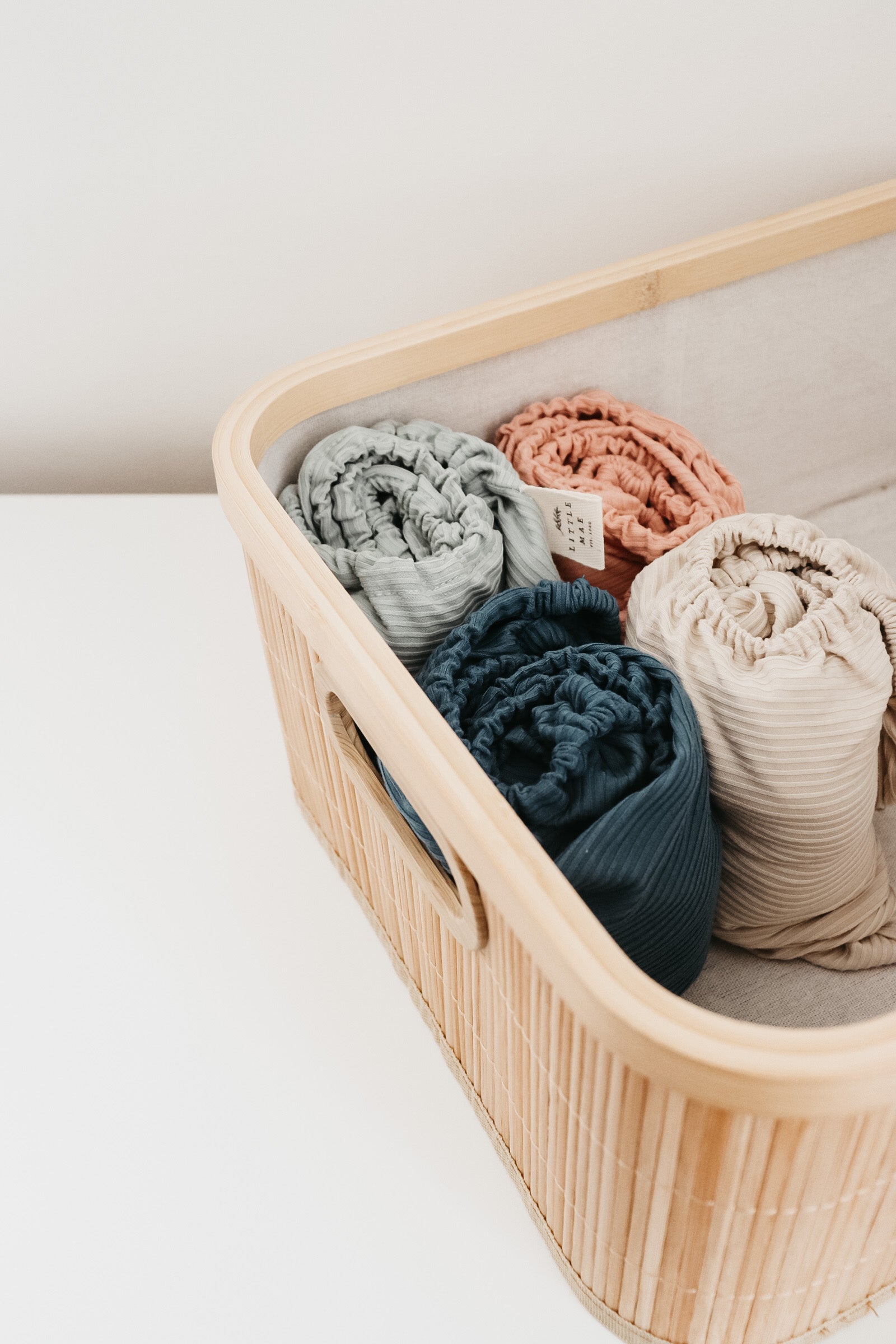 Peony Ribbed Changing Pad Cover