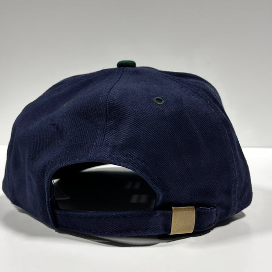 IM NOT IGNORING YOU IM JUST DRUNK Green Brim Mid Crown Strapback Cap Hat Custom Embroidered