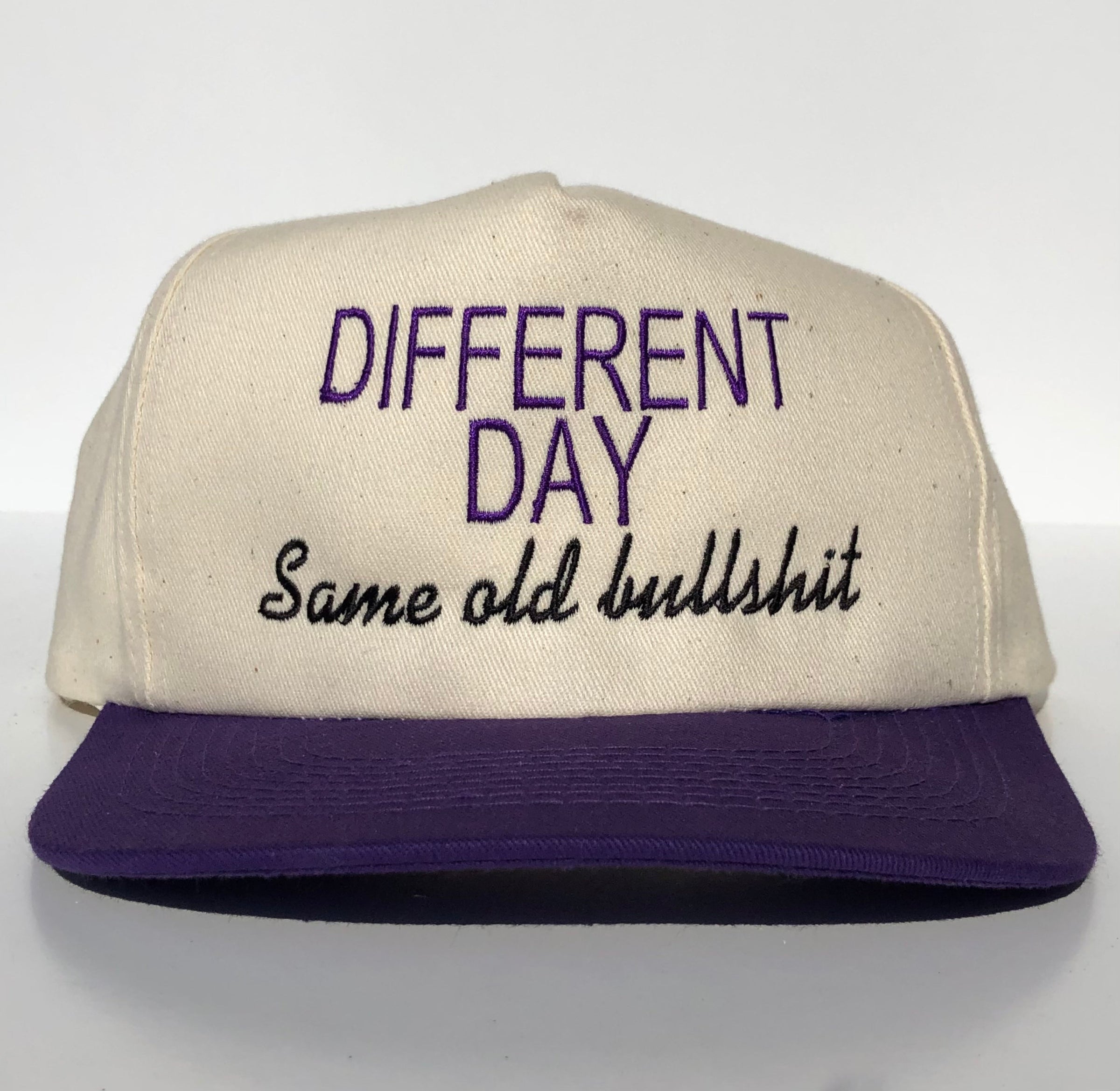 Different Day Same Old Bullshit Custom Embroidered snapback cap hat