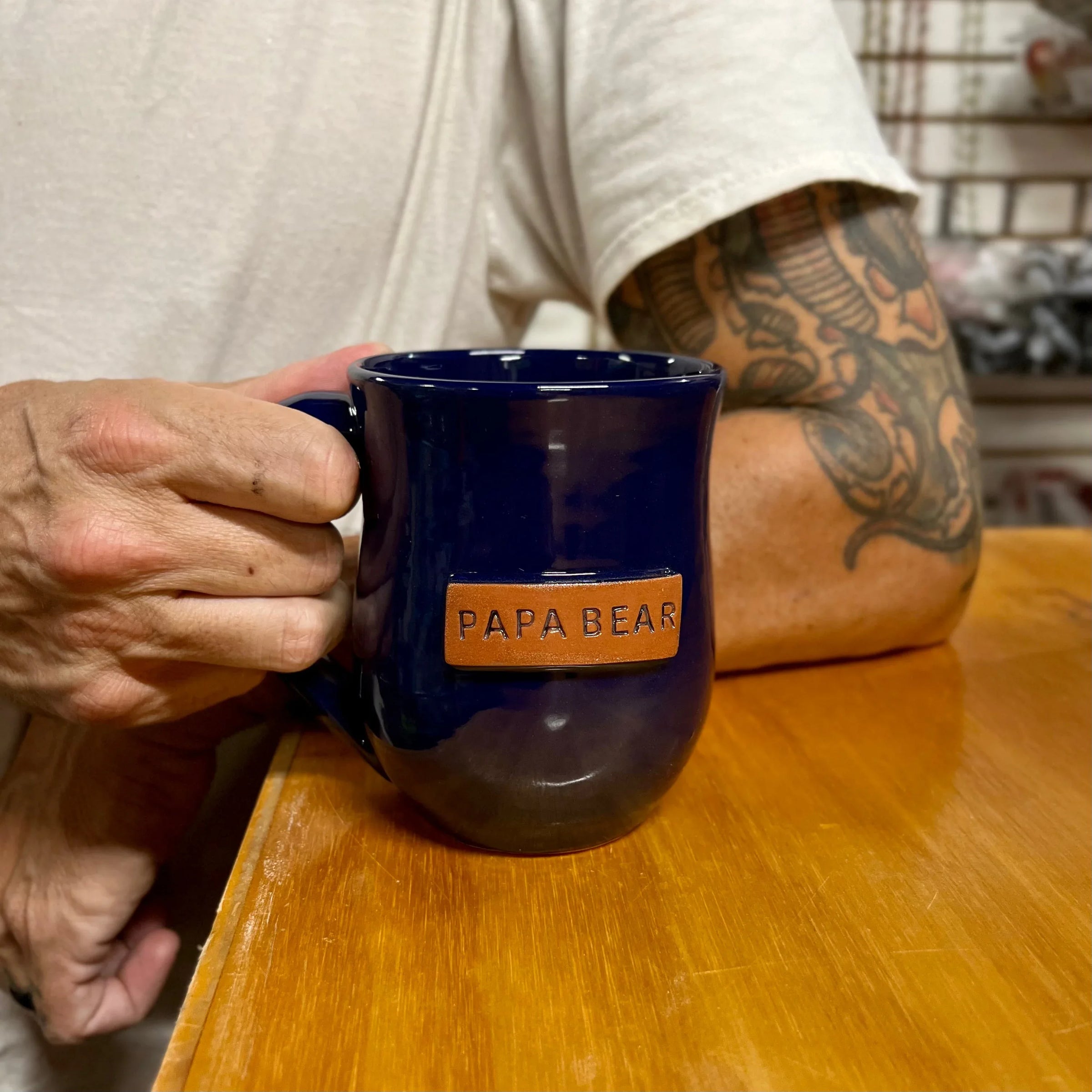 Papa Bear Mug- Deep Blue - BIG FRENCHIES